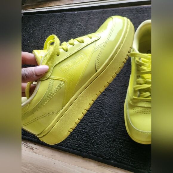 Reebok Women's Cardi B x Reebox Club C Shoes Green Size 9 - Picture 9 of 13